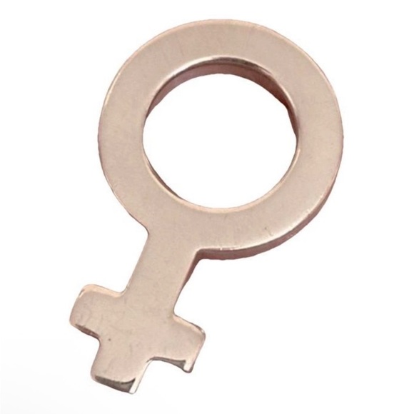 GUCCI Female Symbol Pendant Charm 925 Sterling Silver RARE - Picture 2 of 9